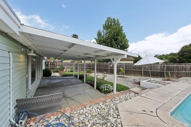 2889 Keller Ct, Napa, CA 94558 - view of patio with a fenced backyard