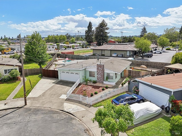 2889 Keller Ct, Napa, CA 94558 - aerial perspective of suburban area