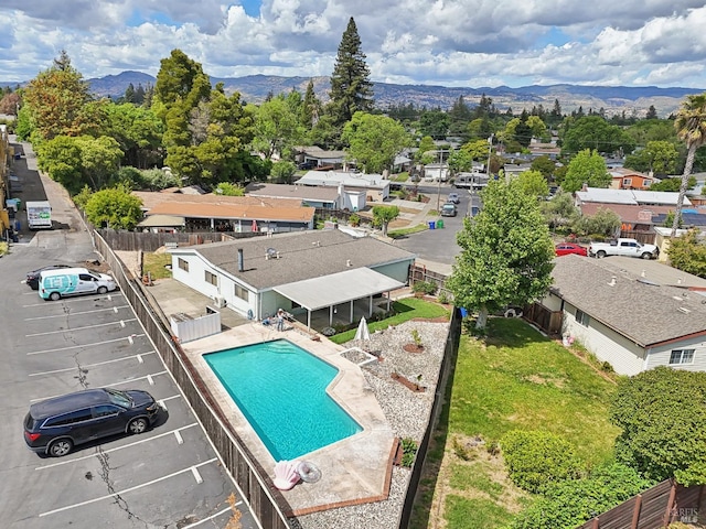 2889 Keller Ct, Napa, CA 94558 - aerial view of residential area with a mountainous background