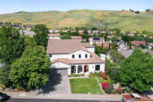 1261 Landmark Dr, Vallejo, CA 94591 - aerial perspective of suburban area with mountains