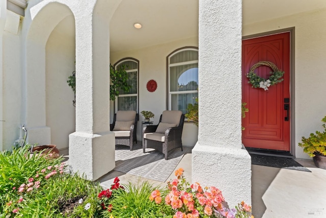 1261 Landmark Dr, Vallejo, CA 94591 - entrance to property with a porch and stucco siding