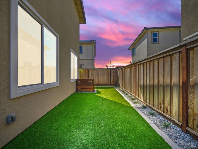 2471 Lake Club Dr, Fairfield, CA 94533 - view of yard at dusk