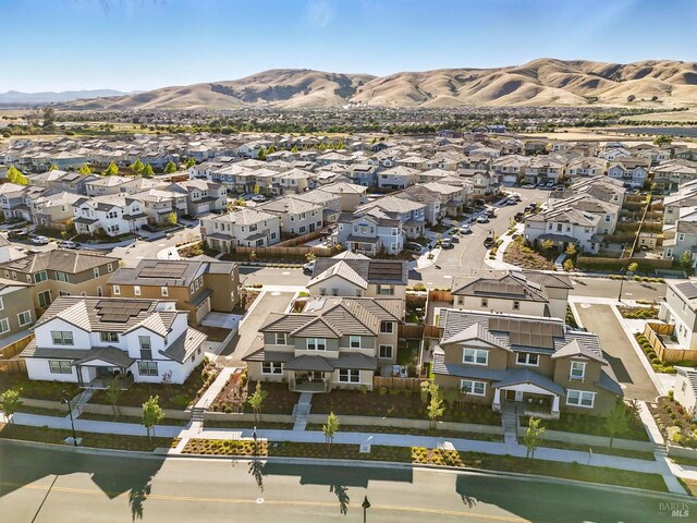 2471 Lake Club Dr, Fairfield, CA 94533 - aerial view of residential area featuring a mountainous background