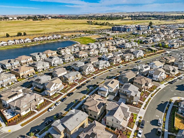 2471 Lake Club Dr, Fairfield, CA 94533 - aerial view of property and surrounding area with a large body of water and nearby suburban area