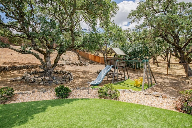 819 Bridle Ridge Dr, Fairfield, CA 94534 - view of yard with a playground