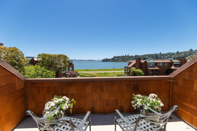 1910 Mar W St, Tiburon, CA 94920 - balcony featuring a water view