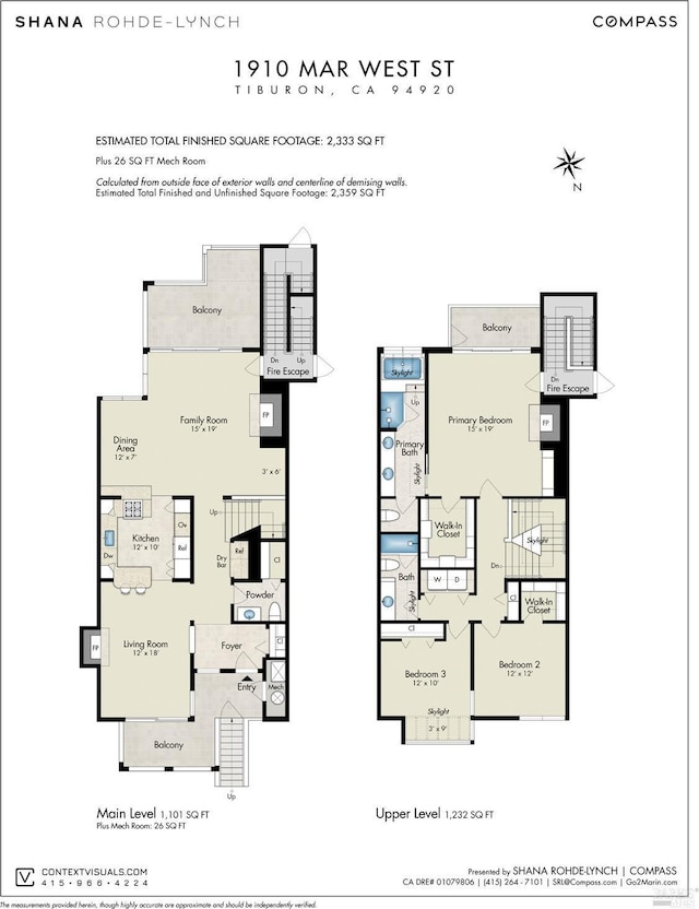 1910 Mar W St, Tiburon, CA 94920 - room layout