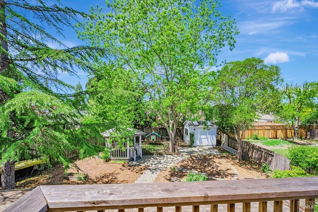 5705 Dexter Cir, Rohnert Park, CA 94928 - fenced backyard with a storage shed and an outbuilding