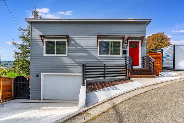 33 Romine Way, Vallejo, CA 94591 - view of front of property with an attached garage, a gate, driveway, and fence