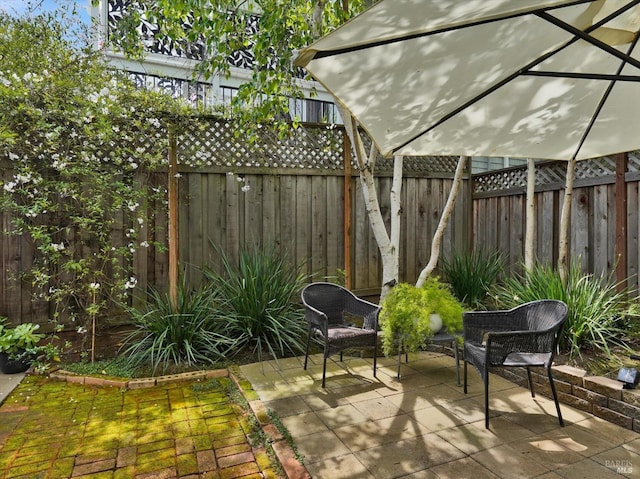 1011 Georgia St, Vallejo, CA 94590 - view of patio / terrace with a fenced backyard