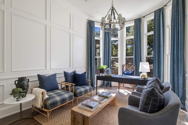 17256 7th St E, Sonoma, CA 95476 - sunroom / solarium with a chandelier and healthy amount of natural light