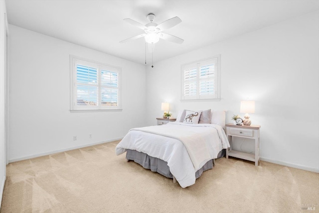 201 Red Pheasant Dr, Vacaville, CA 95687 - carpeted bedroom with multiple windows, baseboards, and ceiling fan