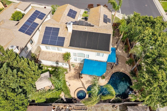 201 Red Pheasant Dr, Vacaville, CA 95687 - aerial view of property and surrounding area featuring a pool area