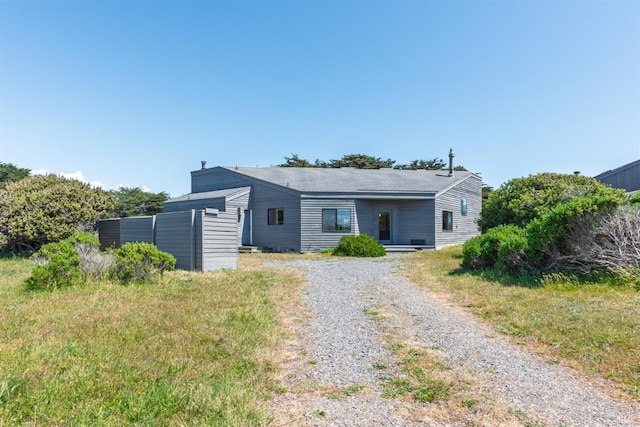 41923 Mizzen Mast, The Sea Ranch, CA 95497 - single story home with gravel driveway