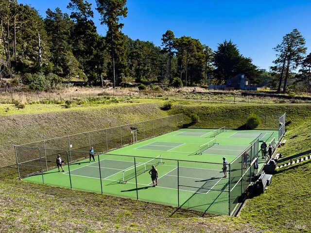 41923 Mizzen Mast, The Sea Ranch, CA 95497 - view of tennis court featuring fence