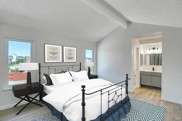 181 Belvedere Ct, Vallejo, CA 94589 - bedroom featuring light wood-style floors, baseboards, a textured ceiling, and ensuite bath