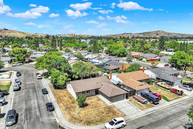 312 Dahlia St, Fairfield, CA 94533 - aerial perspective of suburban area with a mountainous background