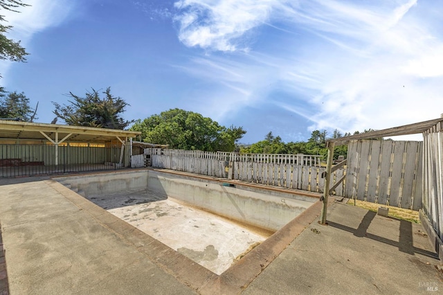 4335 Bodega Ave, Petaluma, CA 95942 - view of swimming pool with a patio area and a fenced backyard