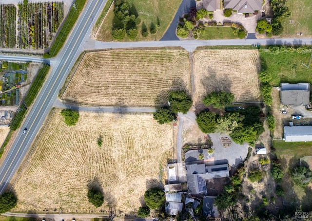 4335 Bodega Ave, Petaluma, CA 95942 - aerial view of property and surrounding area with rural landscape