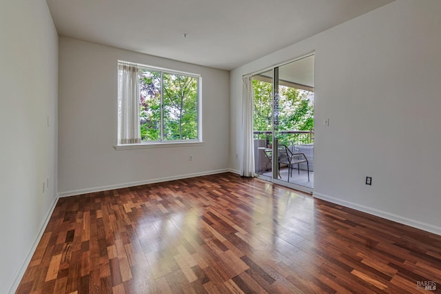 600 Deer Valley Rd Unit 1E, San Rafael, CA 94903 - spare room with wood finished floors and baseboards