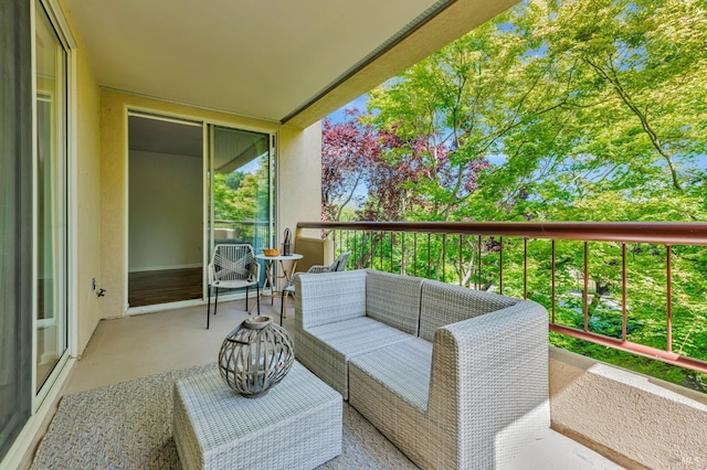 600 Deer Valley Rd Unit 1E, San Rafael, CA 94903 - balcony with an outdoor living space