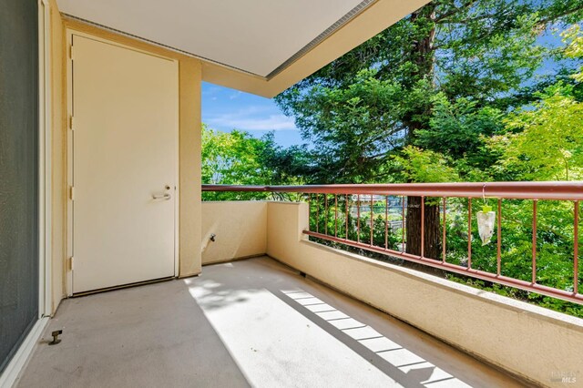 600 Deer Valley Rd Unit 1E, San Rafael, CA 94903 - view of balcony