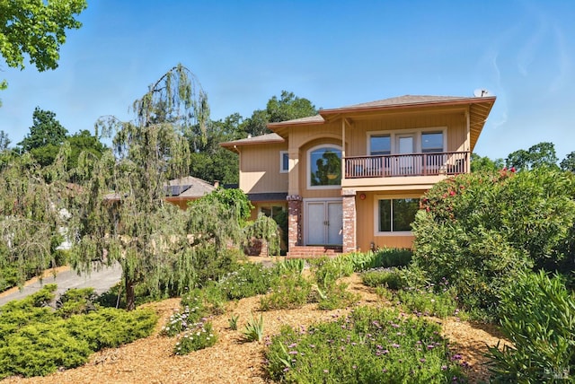 4620 Morris Ct, Santa Rosa, CA 95405 - view of front of house featuring a balcony