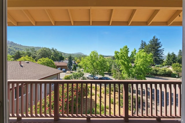 4620 Morris Ct, Santa Rosa, CA 95405 - wooden terrace featuring a mountain view