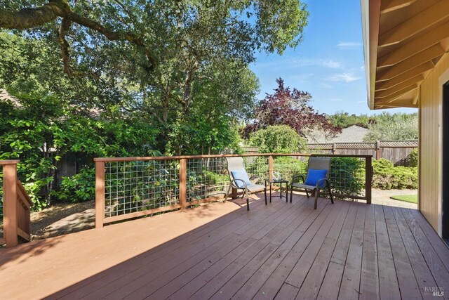 4620 Morris Ct, Santa Rosa, CA 95405 - view of wooden terrace