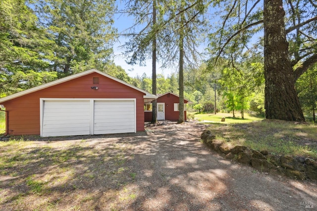 4100 Petrified Forest Rd, Santa Rosa, CA 94515 - view of detached garage