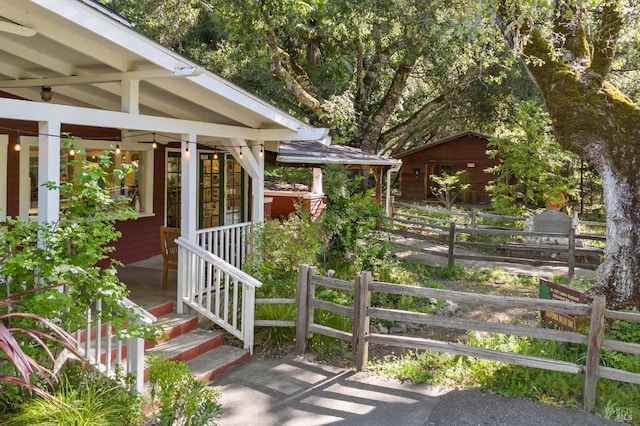 4100 Petrified Forest Rd, Santa Rosa, CA 94515 - view of yard featuring fence