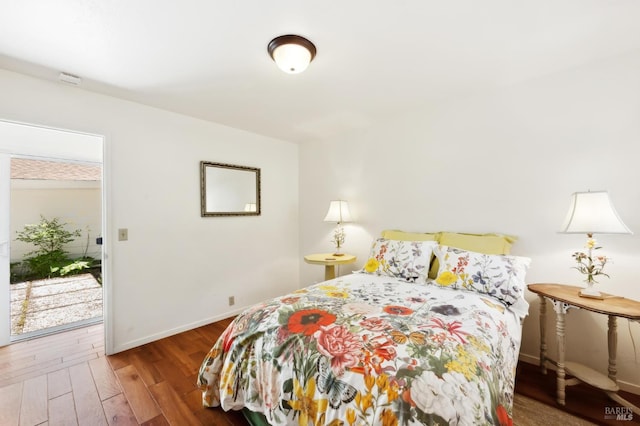 4100 Petrified Forest Rd, Santa Rosa, CA 94515 - bedroom featuring wood finished floors and baseboards