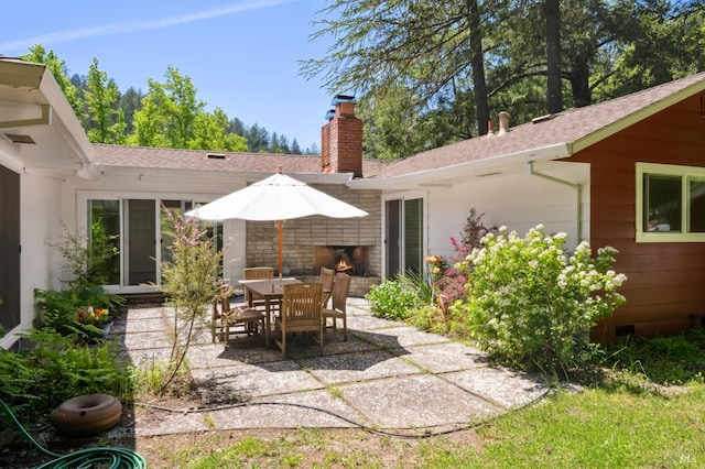 4100 Petrified Forest Rd, Santa Rosa, CA 94515 - view of patio featuring outdoor dining area