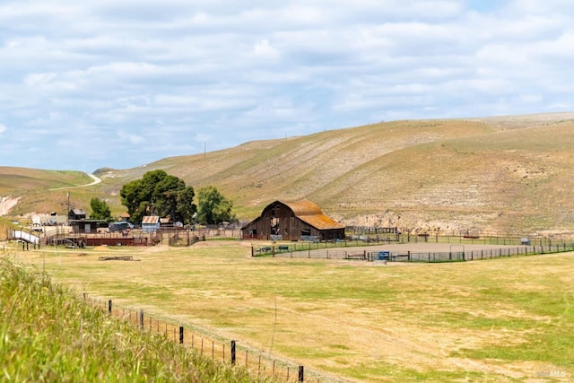 8050 Bitterwater Rd, Shandon, CA 93461 - view of mountain background with rural landscape and agricultural land