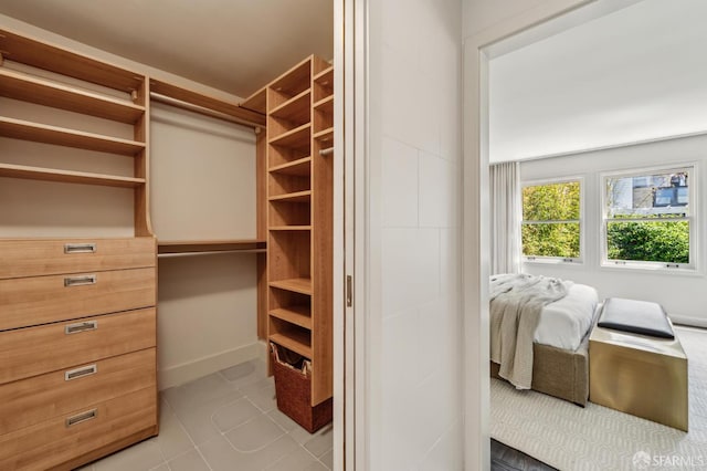 2111 Vallejo St, San Francisco, CA 94123 - spacious closet with light tile patterned floors