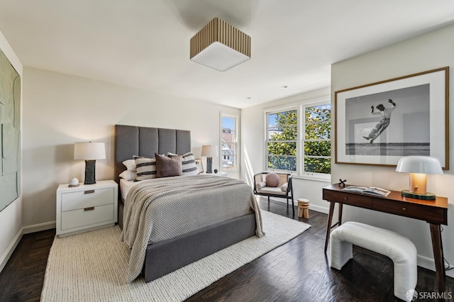 2111 Vallejo St, San Francisco, CA 94123 - bedroom featuring baseboards and wood finished floors