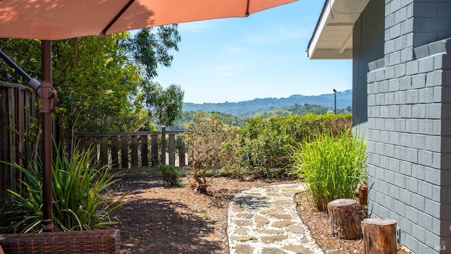 9 Endeavor Cv, Corte Madera, CA 94925 - view of yard with a mountain view