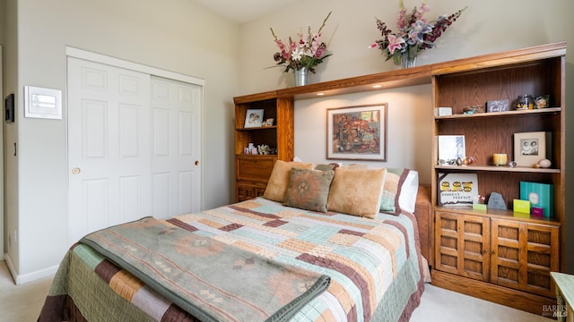 2001 Timberline Ln, Petaluma, CA 94954 - bedroom featuring carpet floors and a closet