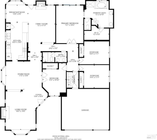 2001 Timberline Ln, Petaluma, CA 94954 - home floor plan