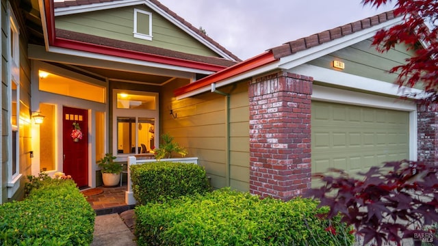 2001 Timberline Ln, Petaluma, CA 94954 - view of front of property with an attached garage and a porch