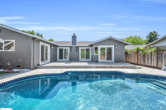 3730 Ruston Ln, Napa, CA 94558 - view of pool with a deck and fence