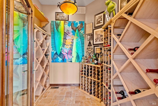 303 Mctavish Ct Unit A, Fairfield, CA 94534 - wine area featuring stone tile floors and baseboards