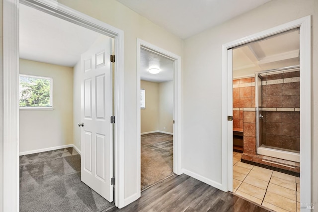 1313 Mcneil Ave, Petaluma, CA 94954 - hallway featuring baseboards and wood finished floors
