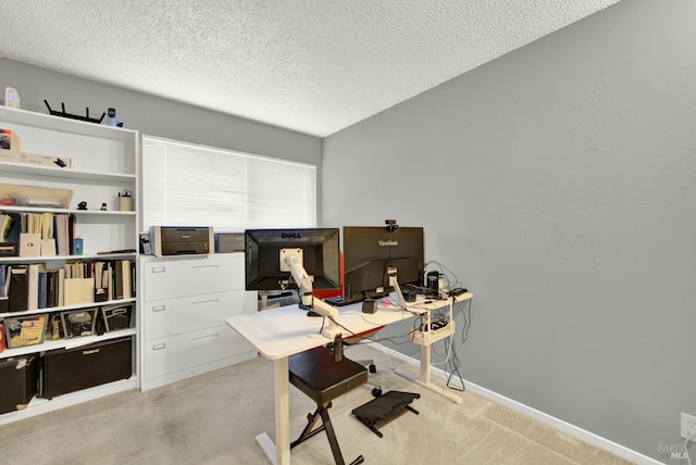 130 Ward Ct, Vallejo, CA 94589 - carpeted home office with a textured ceiling and baseboards
