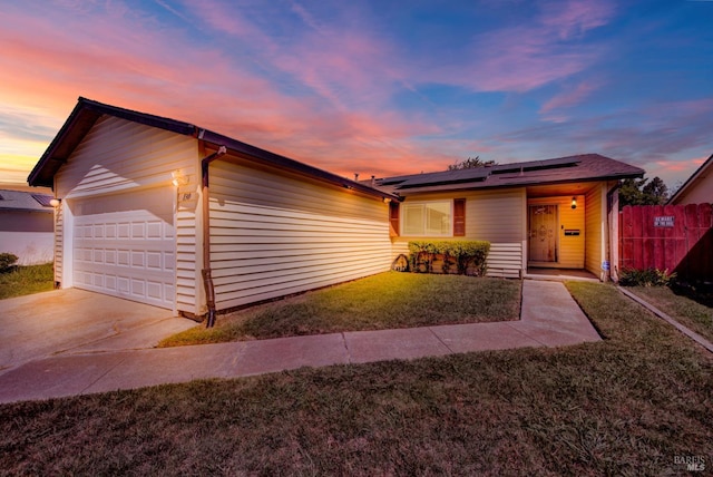 130 Ward Ct, Vallejo, CA 94589 - single story home featuring solar panels, an attached garage, and driveway