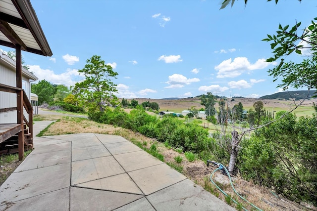 4538 Hill Rd, Lakeport, CA 95453 - view of patio featuring a mountain view