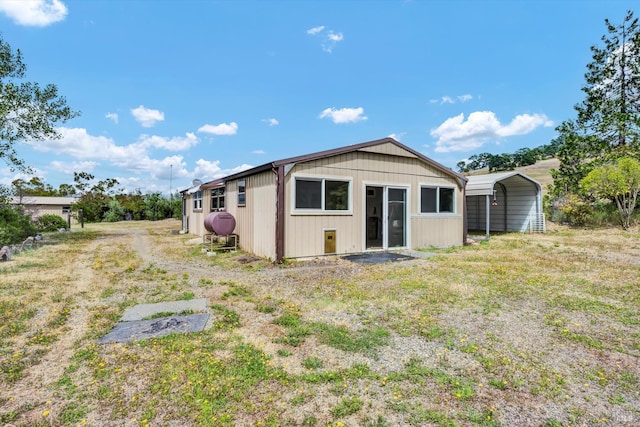 4538 Hill Rd, Lakeport, CA 95453 - back of property featuring a detached carport