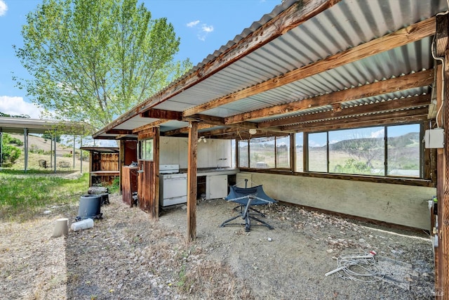 4538 Hill Rd, Lakeport, CA 95453 - view of patio / terrace featuring an exterior structure