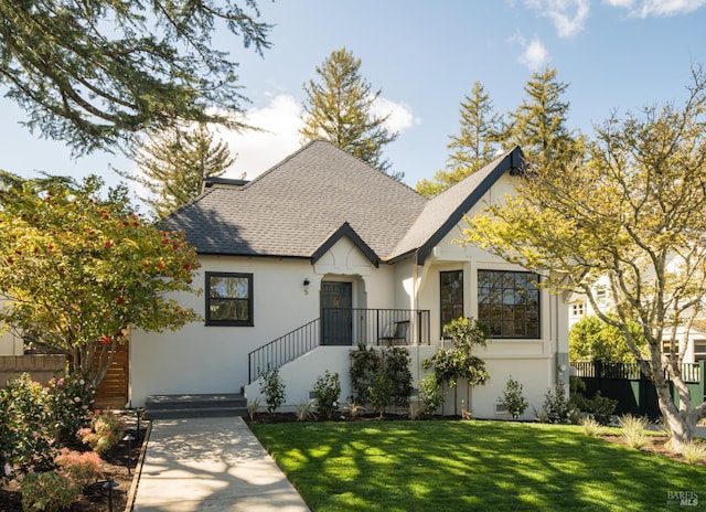 5 Monte Vista Ave, Larkspur, CA 94939 - english style home with roof with shingles and stucco siding