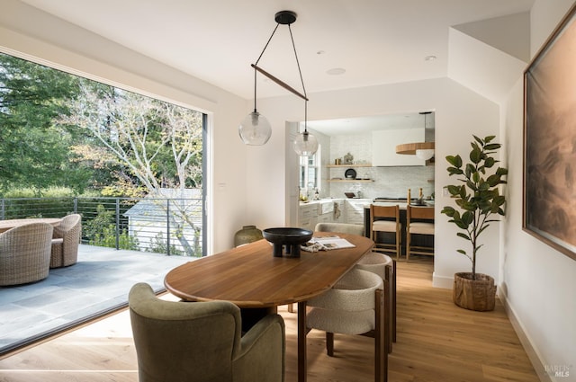 5 Monte Vista Ave, Larkspur, CA 94939 - dining area featuring light wood-style flooring and baseboards